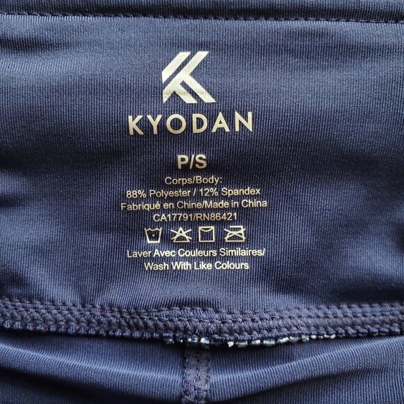 KYODAN Skort Diagonal Striped Navy White Tennis Pickleball Size S - Picture 6 of 10